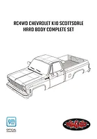 RC4WD Chevrolet K10 Scottsdale Hard Body Complete Set Manual