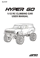MJX RC Hyper Go Ford Bronco R Baja1000 RC Rock Crawler Instruction Manual
