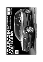 Tamiya MB-01 Volkswagen Golf II GTI 16V RC Car Instruction Manual