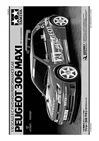 Tamiya BT-01 Peugeot 306 Maxi RC Car Instruction Manual