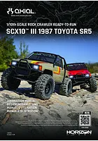 Axial SCX10 III 1987 Toyota SR5 RC Rock Crawler Instruction Manual
