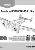 E-Flite RC Plane Beechcraft D18/RC-45J Manual