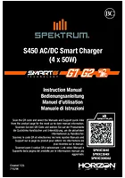 Spektrum S450 G2 4x50W AC/DC Smart Charger Manual