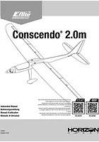 E-Flite RC Plane Conscendo 2.0m Glider Manual