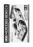 Tamiya 1990 Mercedes-Benz C11 RC Car Instruction Manual