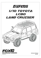 FMS FCX10 OVR LC80 RS Land Cruiser 80 Manual