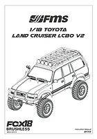 FMS FCX18 Toyota Land Cruiser 80 RC Rock Crawler Instruction Manual