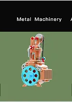 Teching DM117 Single Cylinder Engine Scaled Metal Model Kit Instruction Manual