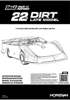 Losi 22S Dirt Late Model RC Dirt Oval Car Instruction Manual