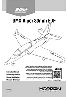 E-Flite RC Plane UMX Viper 531mm EDF BNF Jet Instruction Manual