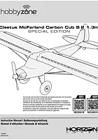HobbyZone RC Plane Carbon Cup S 2 1.3m Instruction Manual