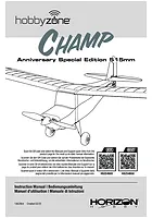 HobbyZone RC Plane Champ Anniversary Special Edition Instruction Manual