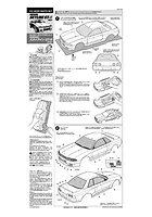 Tamiya R32 GTR Body Shell Instruction Manual