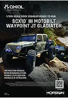 Axial SCX10 III Motobilt Valyrian Jeep JT Gladiator RC Rock Crawler Instruction Manual