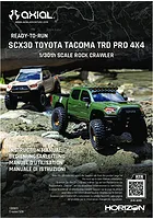 Axial SCX30 Toyota Tacoma Instruction Manual