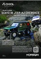 Axial SCX10 III Jeep Cherokee XJ RC Rock Crawler Instruction Manual