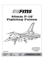 FMS RC Plane F-16 Fighting Falcon 740mm Manual