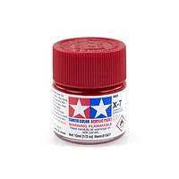 Tamiya X-7 Red Gloss Acrylic Paint 10ml 81507