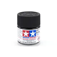 Tamiya X-18 Semi-Gloss Black Gloss Acrylic Paint 10ml 81518