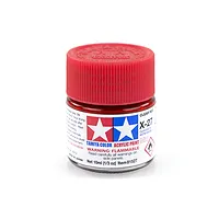 Tamiya X-27 Clear Red Gloss Acrylic Paint 10ml 81527
