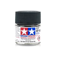 Tamiya XF-85 Rubber Black Flat Acrylic Paint 10ml 81785