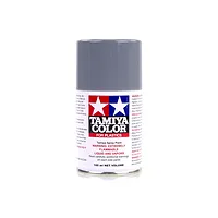 A 100ml can of Tamiya TS-99 IJN Grey (Maizuru Arsenal) lacquer spray paint for plastic models, shown against a white background.