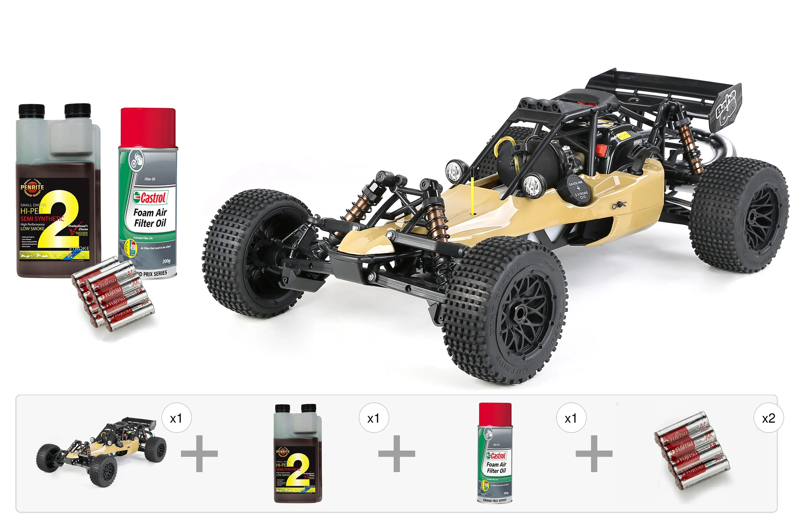 Mc Rovan Rovan 32cc Baja V2 5B Sports RC Buggy - Essentials Pack