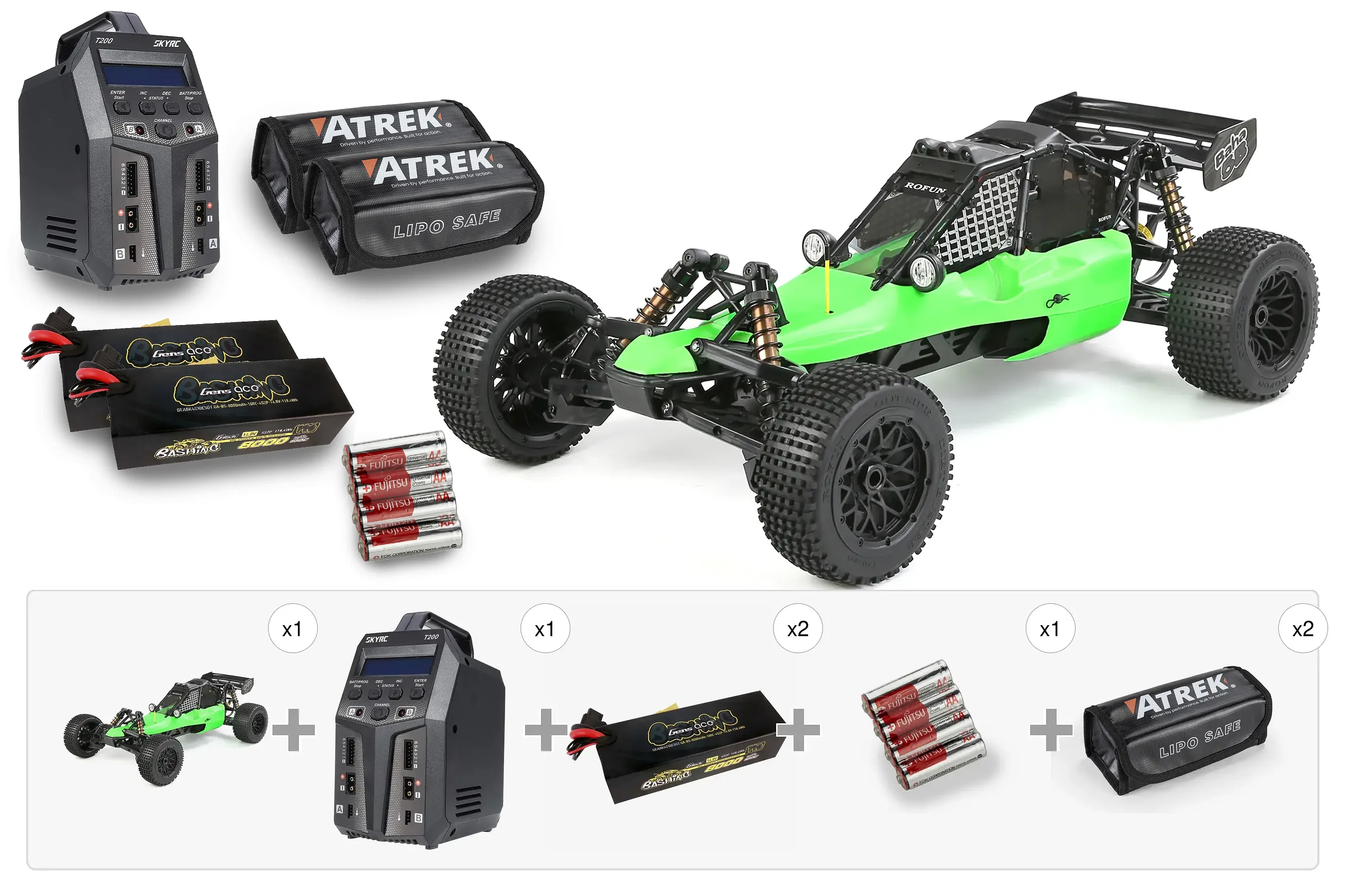 Rovan E-Baja 8S 5B RC Buggy Electric Brushless 2WD 1/5 Scale RTR ...