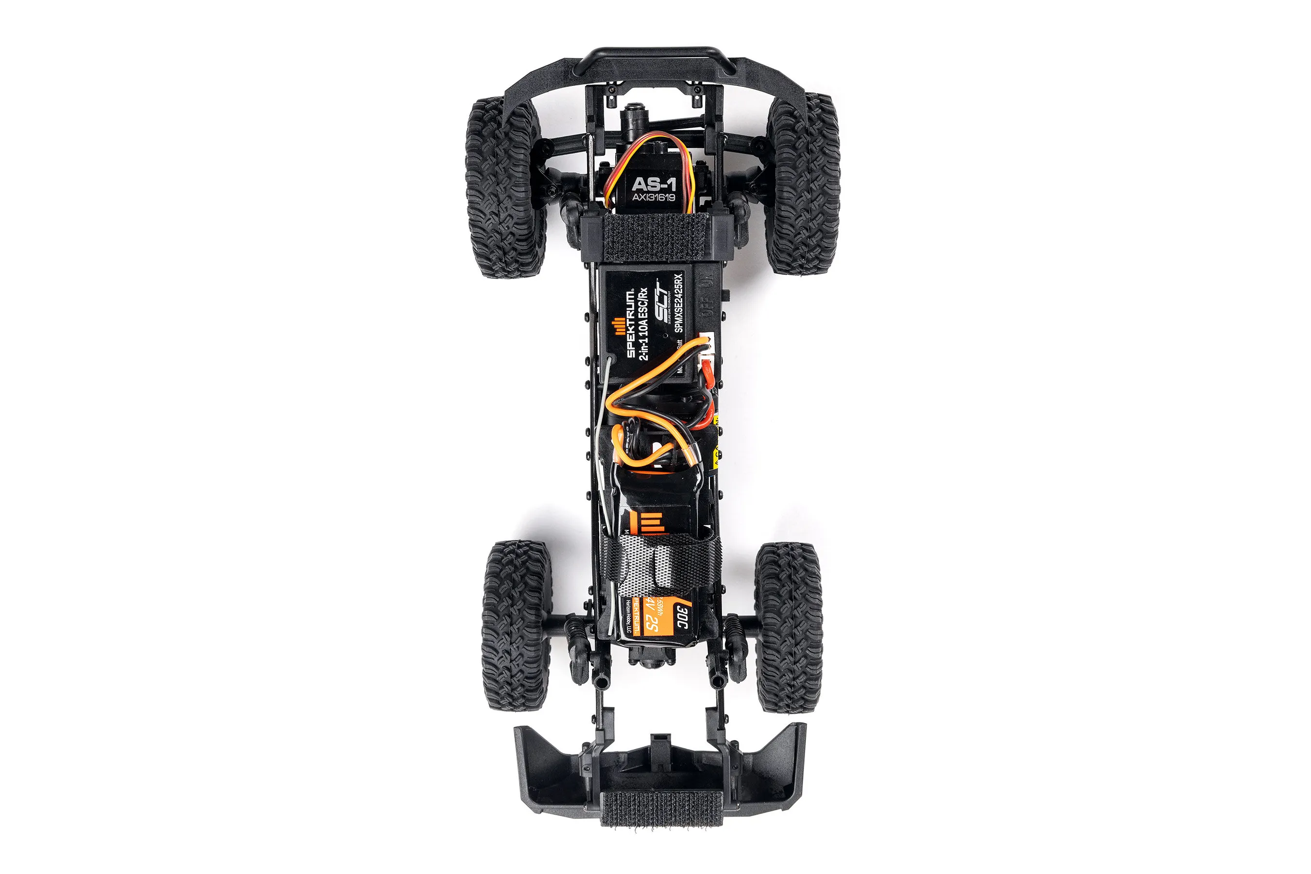 Axial SCX24 Base Camp RC Rock Crawler Electric 4WD 1/24 Scale RTR - White