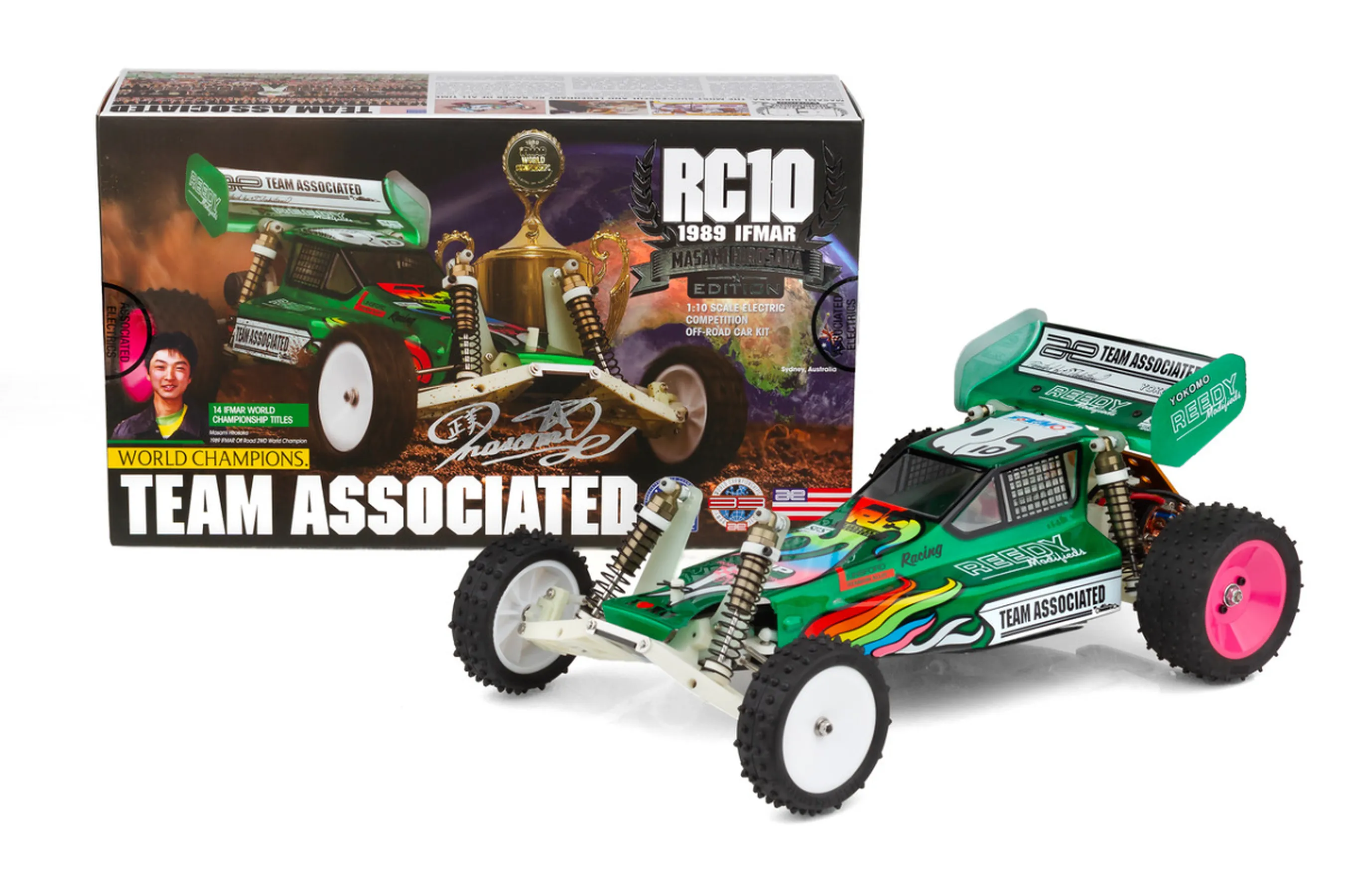 Team Racing Rc Car Team Associated RC10 RC Buggy Electric 2WD 1/10 Scale Kit - 1989 ...