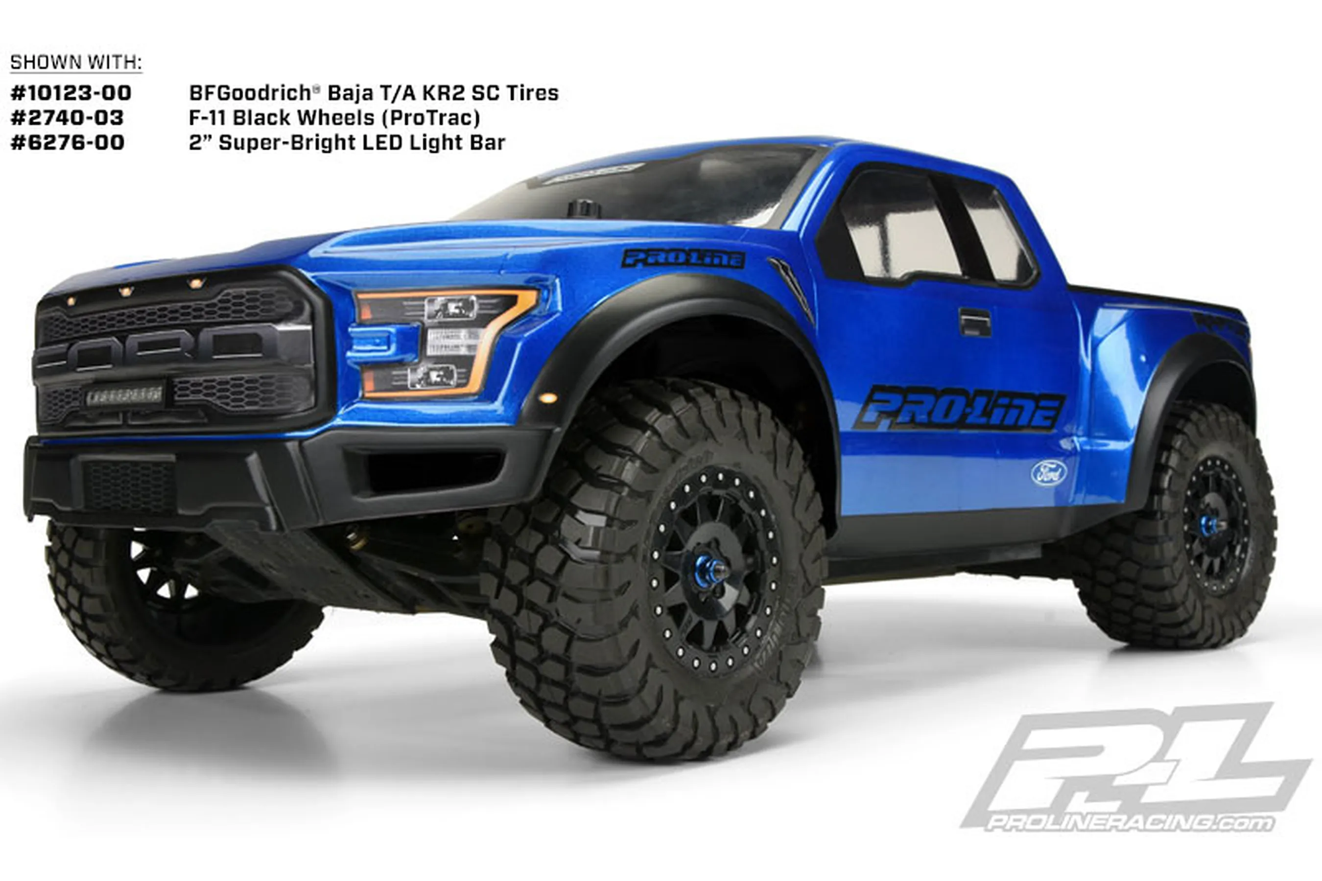 Pro-Line 1/10 Ford F-150 Raptor True Scale Unpainted Body Shell
