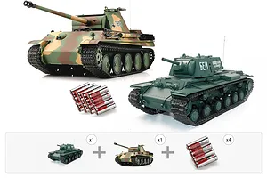Heng Long RC Tanks - KV-1 vs Panther Type G Rival Bundle image 135086