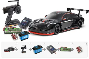 Tamiya TT-02 Porsche 911 GT3 R (992) RC Touring Car Kit - Essentials Builders Bundle image 136388