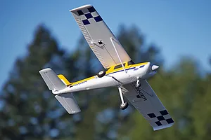 FMS RC Plane Ranger EP V2 Reflex V3 1.2m Yellow - Learn To Fly Bundle image 136614