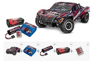 Traxxas Slash 4x4 VXL RC Short Course Truck - Brushless Essentials Pack image 136715
