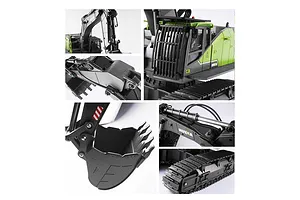 Huina 1/14 RC Front End Loader, Excavator & Dump Truck - Professional Earth Moving Bundle image 139344