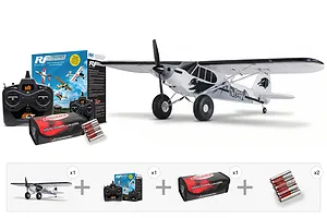 FMS RC Plane PA-18 Super Cub 1.3m RTF with Reflex V2 - Learn To Fly Bundle image 140072