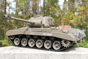 Heng Long 1/16 USA M4A3 "Sherman" & USA M26 "Pershing" Tanks - WWII Allied Bundle image 140347