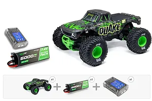 ARRMA Quake 223S BLX DSC RC Monster Truck - Brushless Essentials Pack