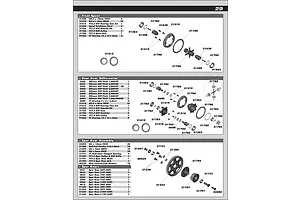 Front Spool, Rear Differential & Spur Gear Assembly