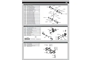 Differential, Turnbuckles, Servo Mount & Battery Mount