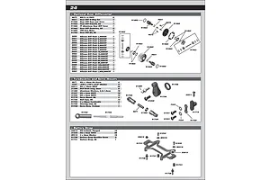 Differential, Turnbuckles, Servo Mount & Battery Mount