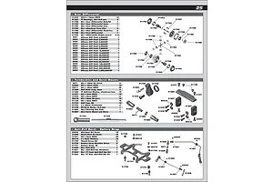 Differential, Turnbuckles, Servo Mount, Sway Bar & Battery Mount