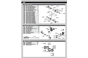 Differential, Turnbuckles, Servo Mount & Battery Mount