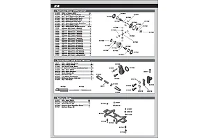 Differential, Turnbuckles, Servo Mount & Battery Mount