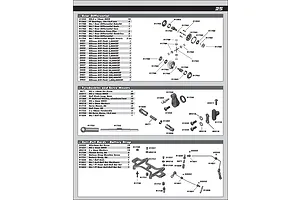 Differential, Turnbuckles, Servo Mount, Sway Bar & Battery Mount