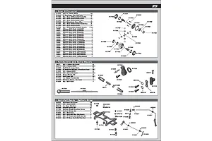 Differential, Turnbuckles, Servo Mount, Sway Bar & Battery Mount