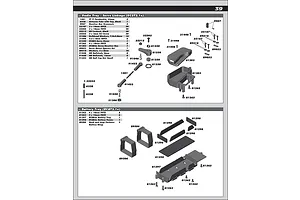 Radio Tray, Servo Linkage & Battery Mount