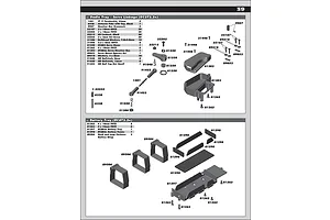 Radio Tray, Servo Linkage & Battery Mount
