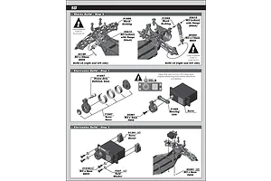 Shock, Servo Mount & Servo Saver Assembly